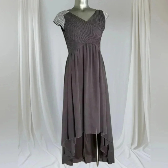 💟Grey  High Low Dress - Picture 2 of 16